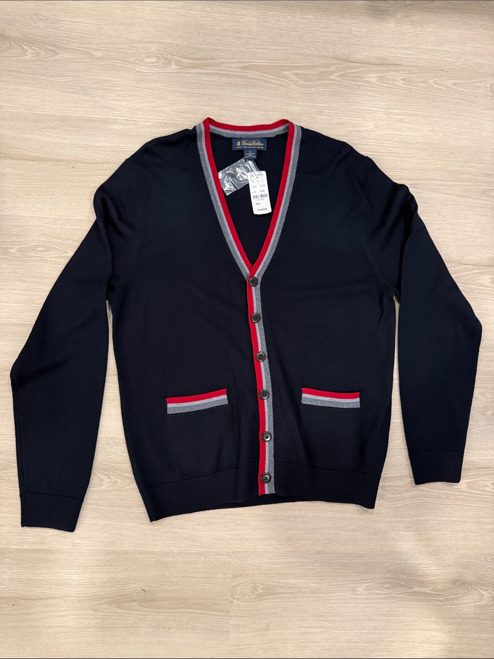 Brooks Brothers Men’s Navy Cardigan